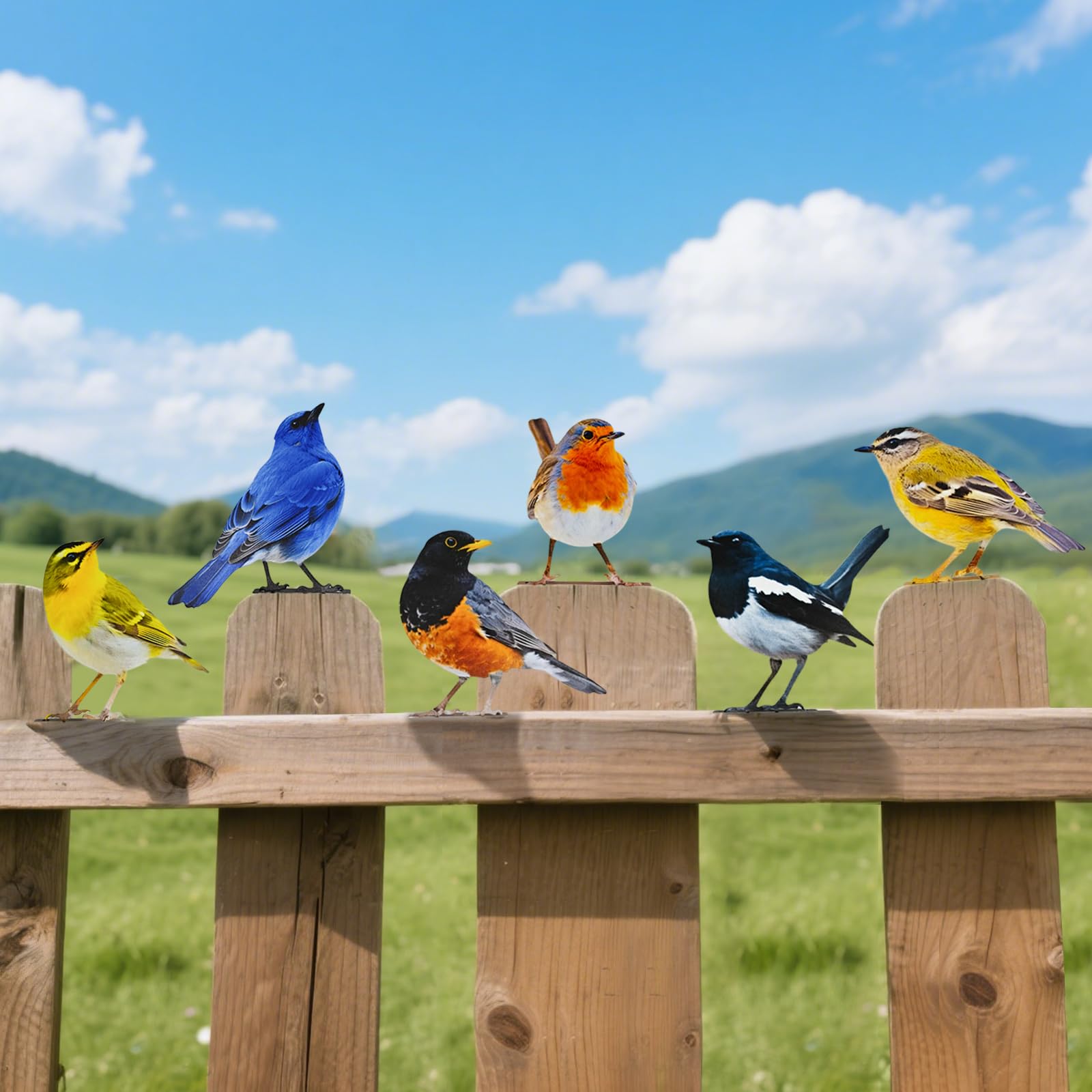 Throjin yard decor helps transform railings or tree branches with playful shapes.