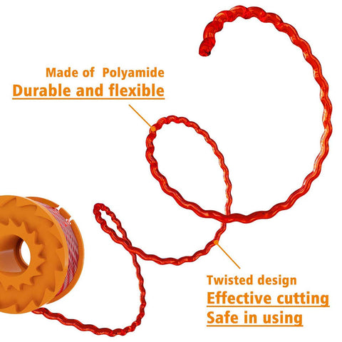 THTEN ABS spool and nylon thread for durable, long-lasting use.
