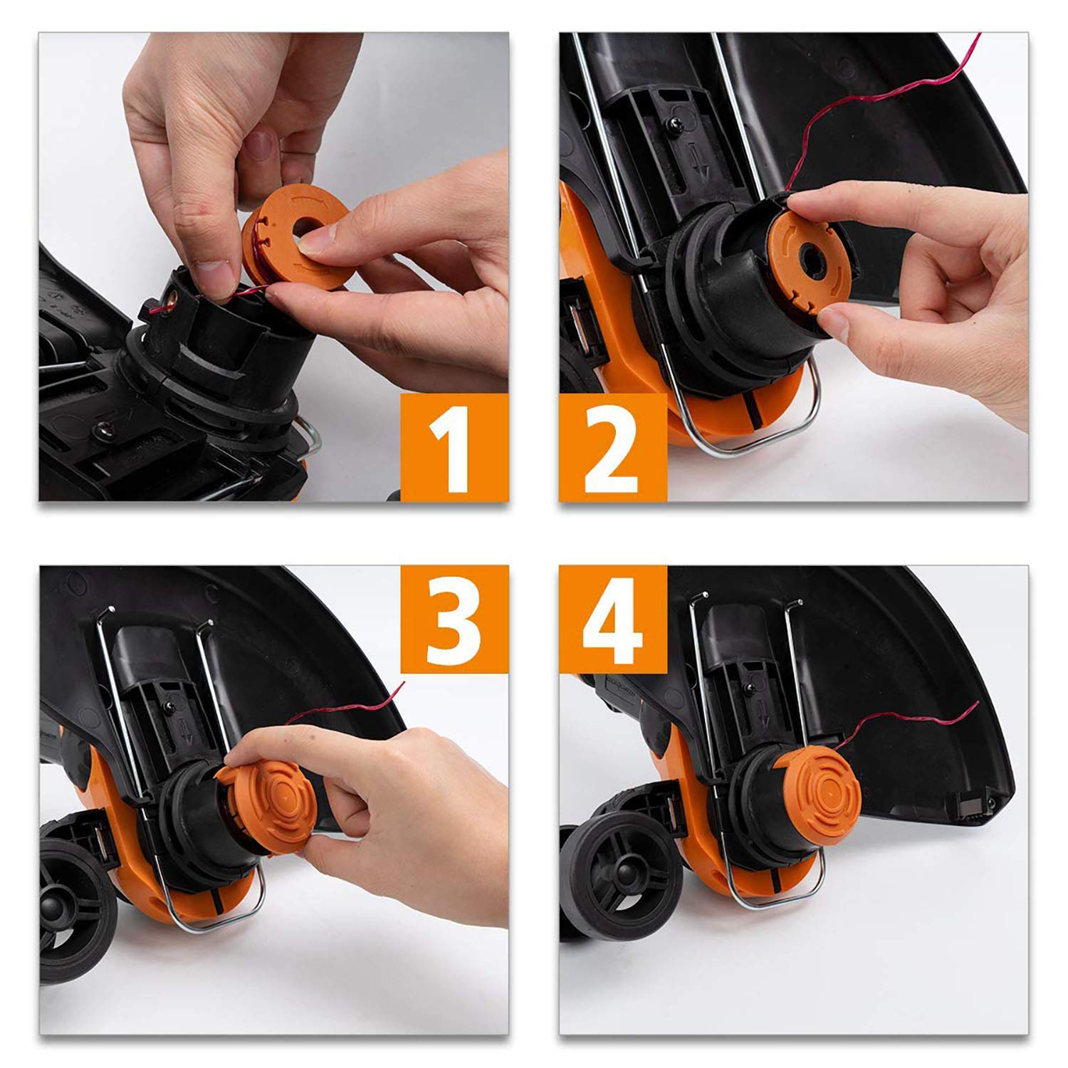 THTEN pre-wound spool for easy, quick refills in seconds.