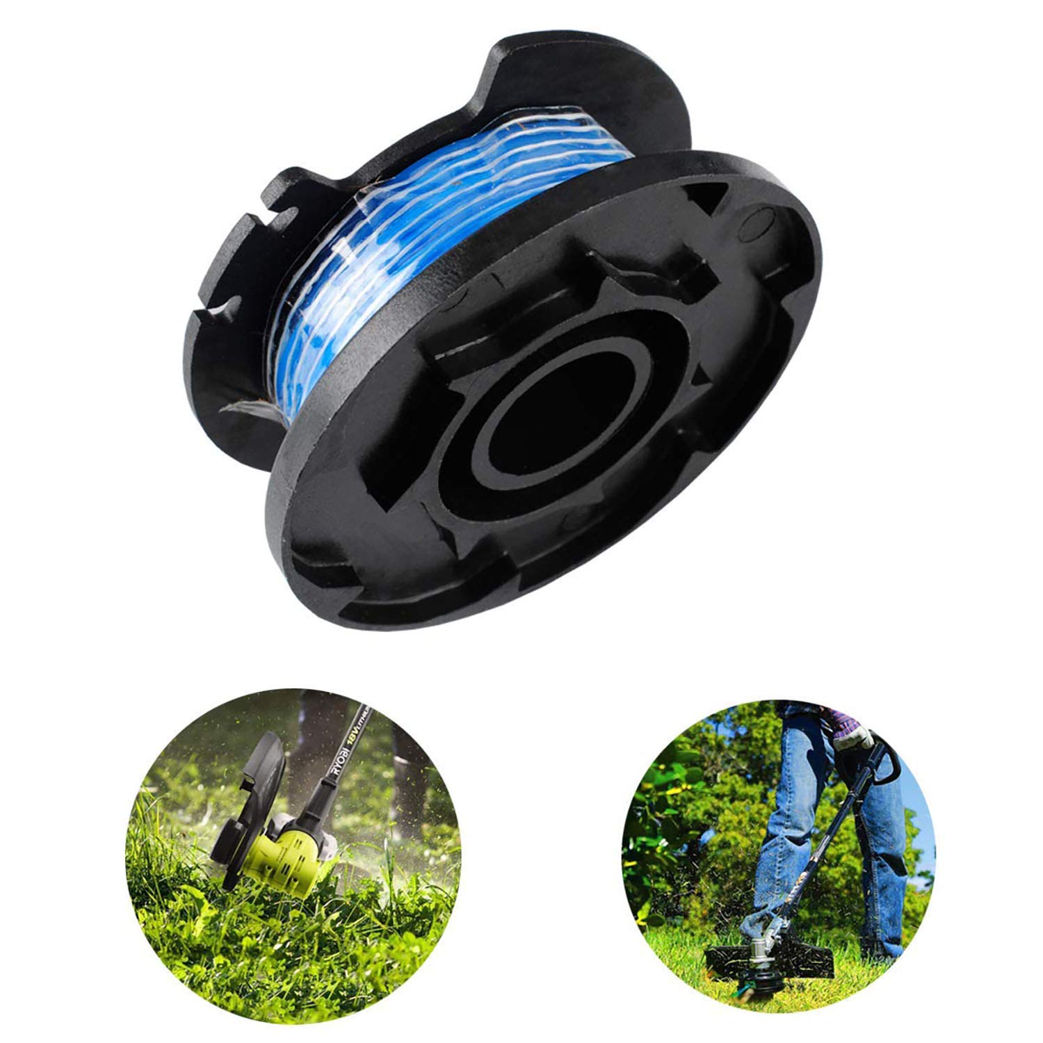 Six spools and cap pack ideal for ongoing lawn maintenance.