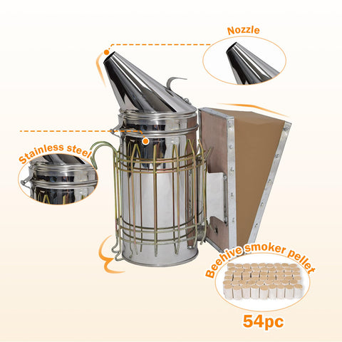 ThxBees Bee Hive Smoker portable design makes field tasks easier