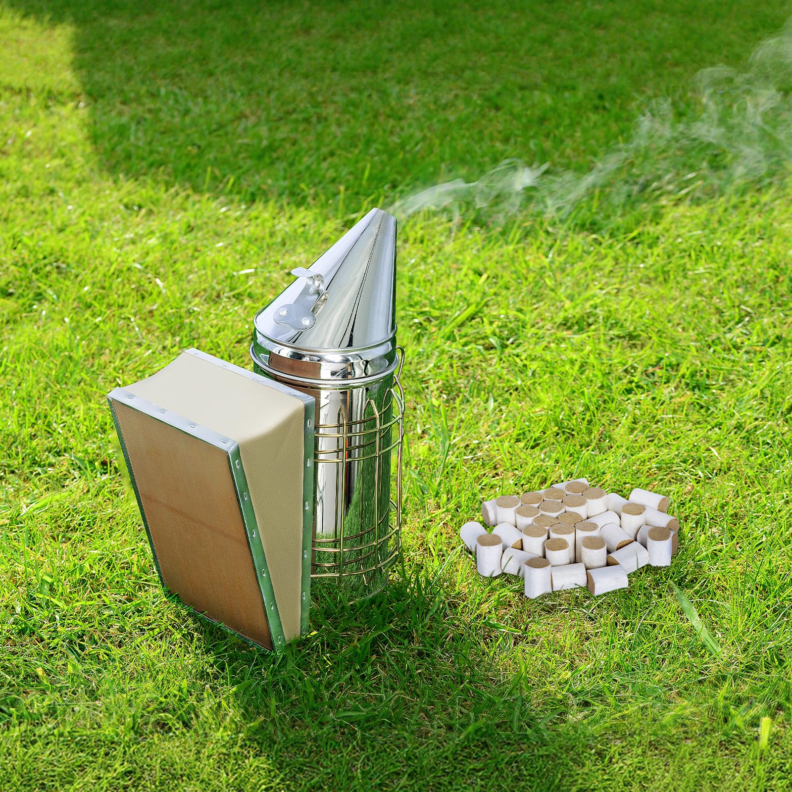 ThxBees Bee Hive Smoker tripod gasket improves airflow and efficiency