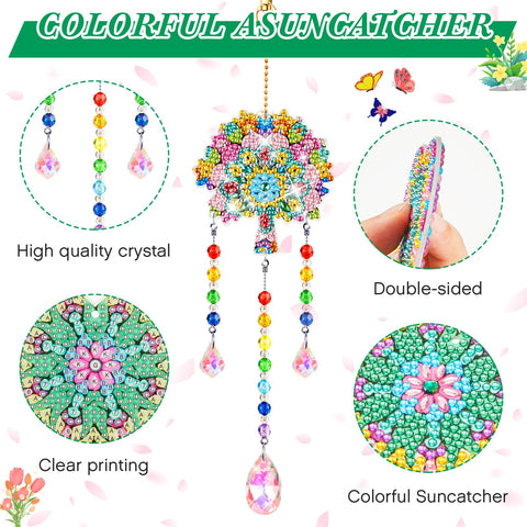 Thyle dragonfly diamond art suncatcher for delicate garden charm