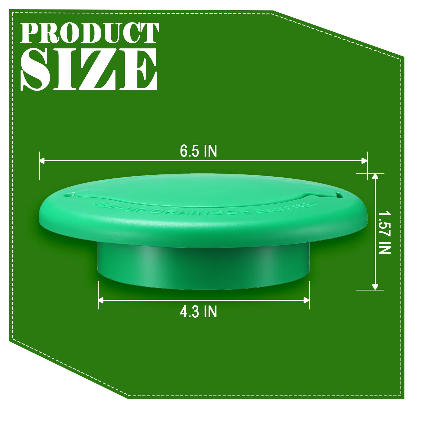 Thyle magnetic auto-close lid prevents debris entry after rainfall