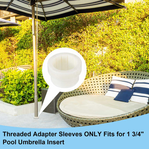 Versatile Thyle sleeve for pool, garden, and beach umbrellas