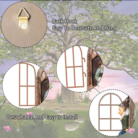 Thyle out-the-door gnome welcomes guests with a warm, whimsical vibe.