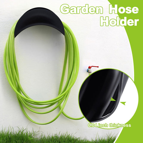 Thyle wall mount brackets for hoses in outdoor spaces