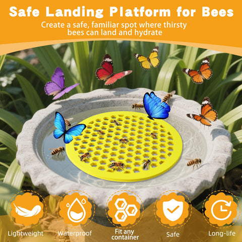 Tiaforza yellow design draws bees and brightens garden spaces.