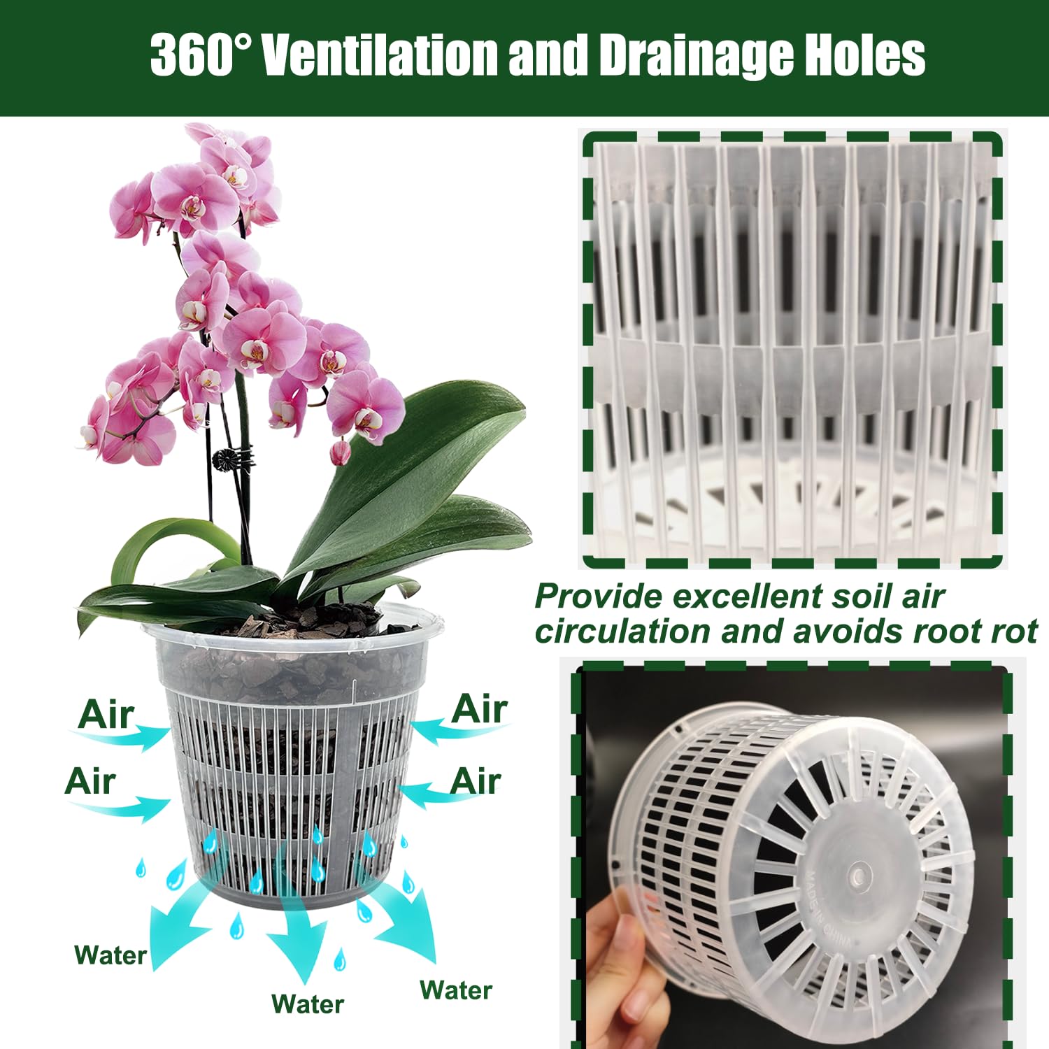 Tialero clips and cotton rope for securing plants and stylish setups.
