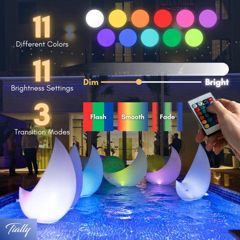 TIALLY easy-install pool lights activate in sun before inflation for sunlit setup.