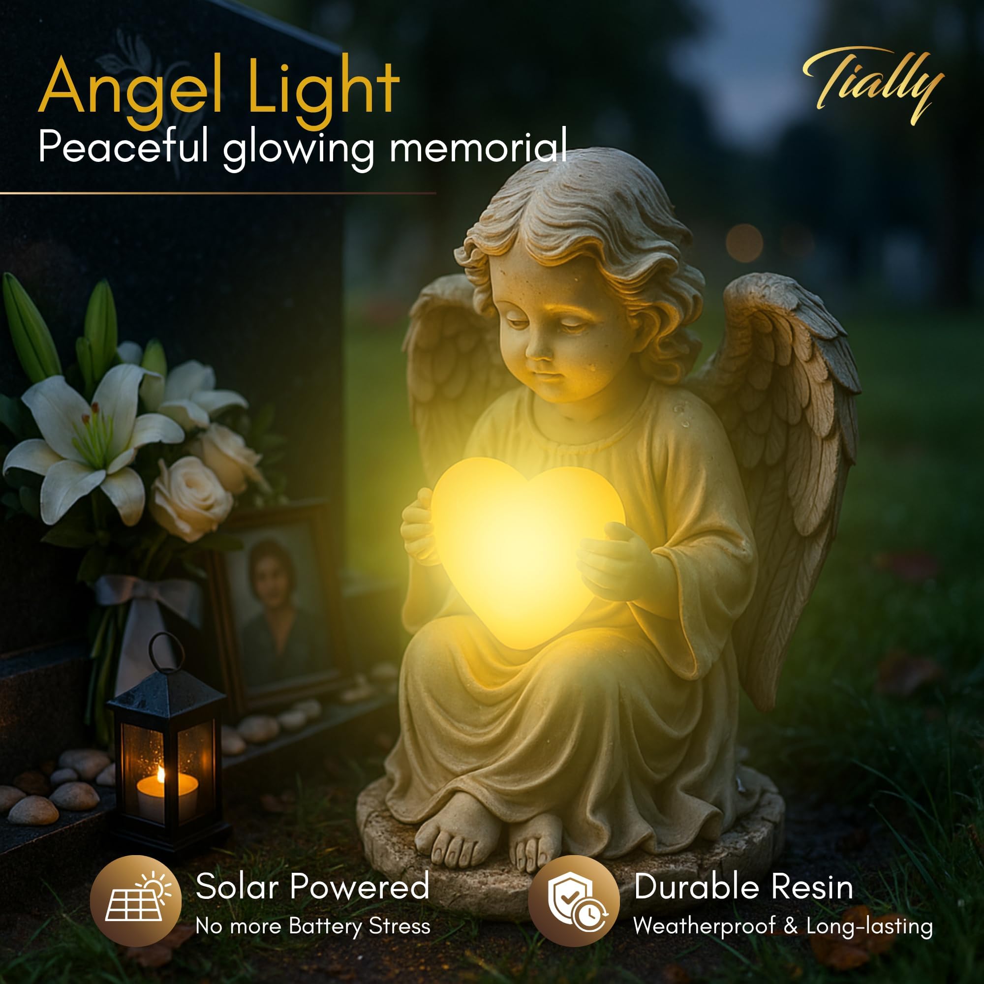TIALLY upgraded solar panel and 300mAh battery fuel long lasting illumination.