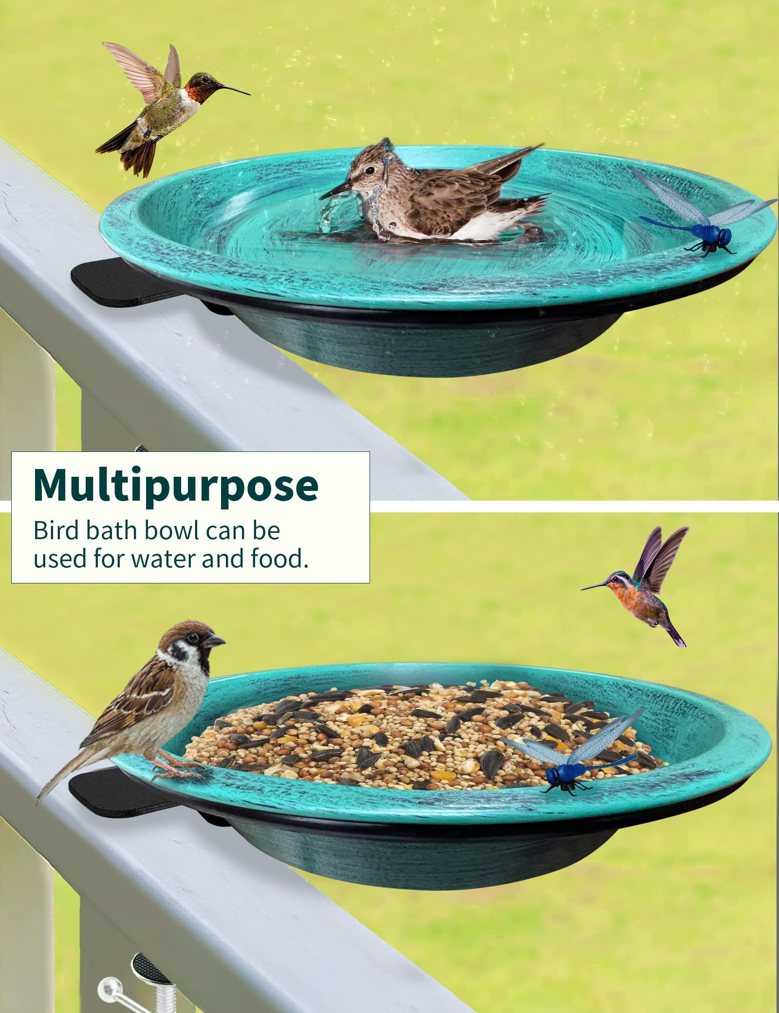 TIANCENTRAL H elegant outdoor decor that invites birds to visit.