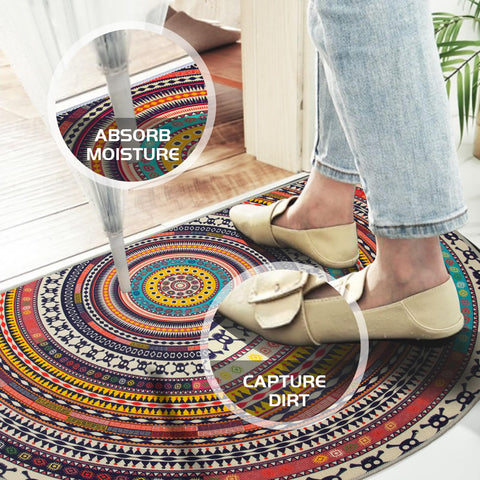 TIANLIN 24x36 doorway mat outdoors showcases quick-dry surface.