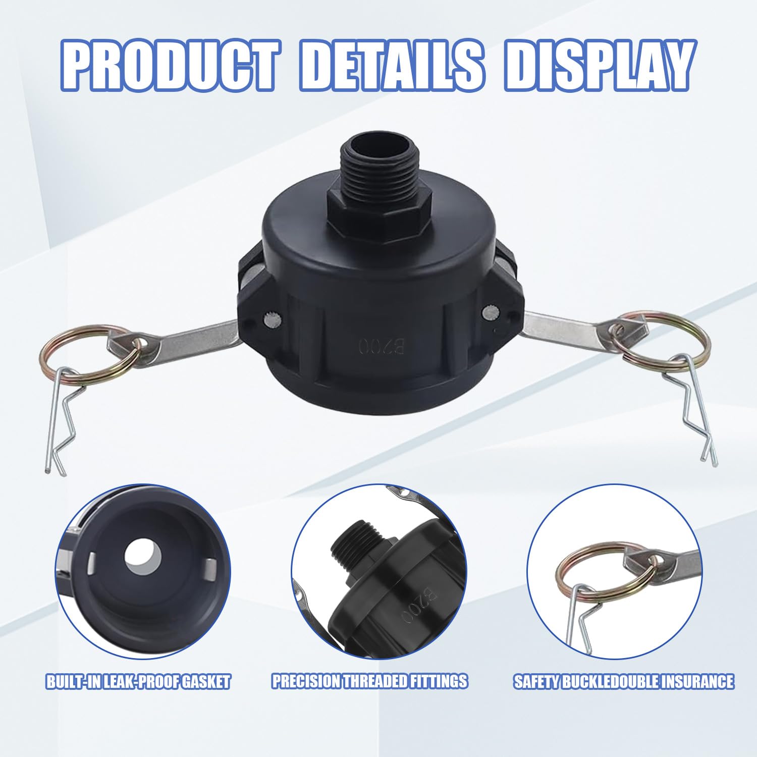 TianTianUp assembly-friendly kit for quick IBC tote to garden hose setup.