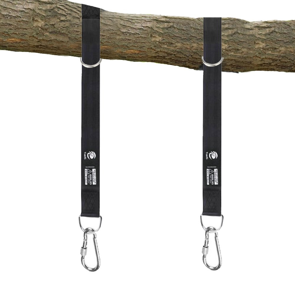 TianXi Tree Swing Strap Kit overview shows sturdy hardware for easy backyard installations.