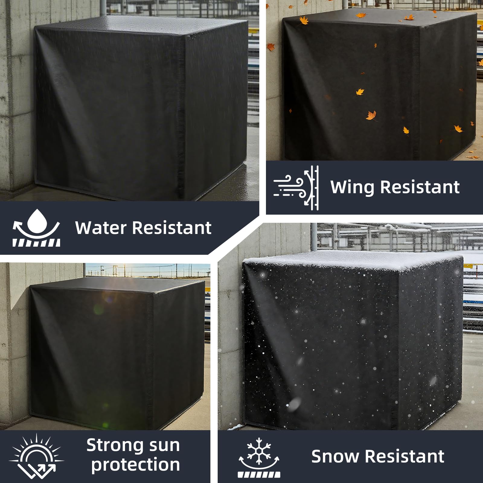 Heavy-duty seams with sealed tape resist cracking and extend durability