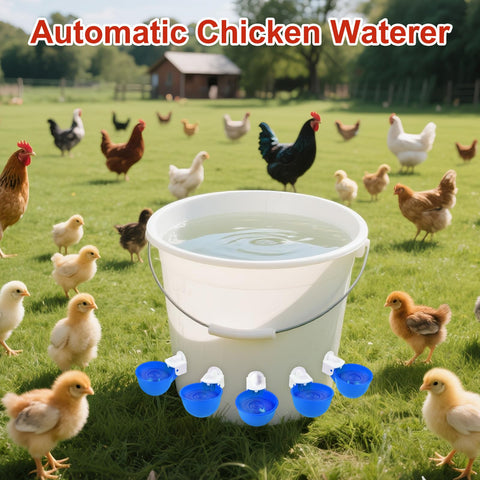 Tibaebe poultry waterer cups installation kit with hardware