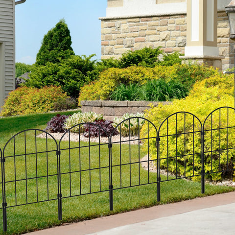 Ticanros border ideal for pet containment and yard decoration.