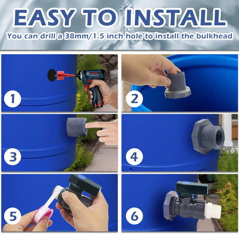 TiciKim 38mm hole saw for clean, easy bulkhead installation.