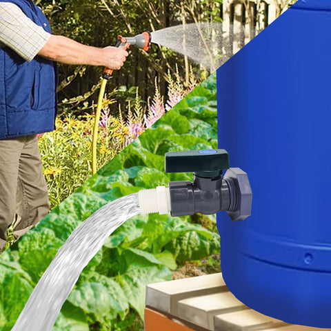 TiciKim installation setup demonstrates ready-to-use rainwater outlet.