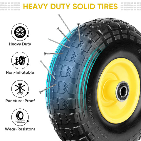 TICONN 10 solid tire top view emphasizes compact design