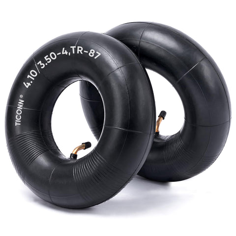 TICONN inner tube for wheelbarrows with TR-87 valve offers reliable performance on 4-inch rims