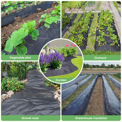 TICONN multi-use landscape fabric for gravel paths