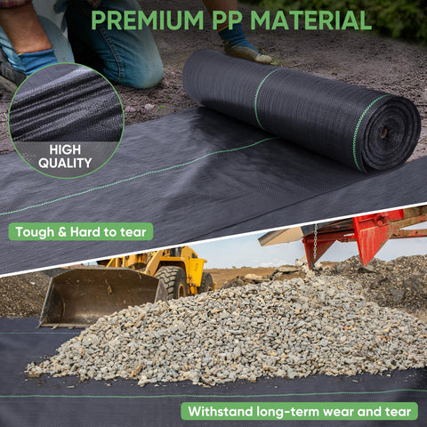 TICONN durable ground cover for gardens and driveways