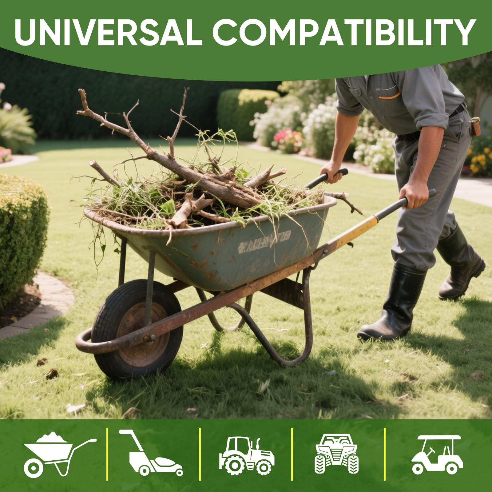 TICONN easy-install tire tube, no special tools required for setup