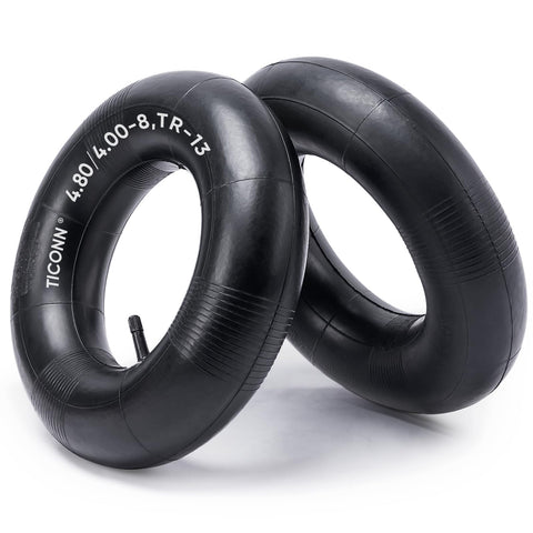 TICONN inner tube with TR-13 valve on wheelbarrow tire for durable performance