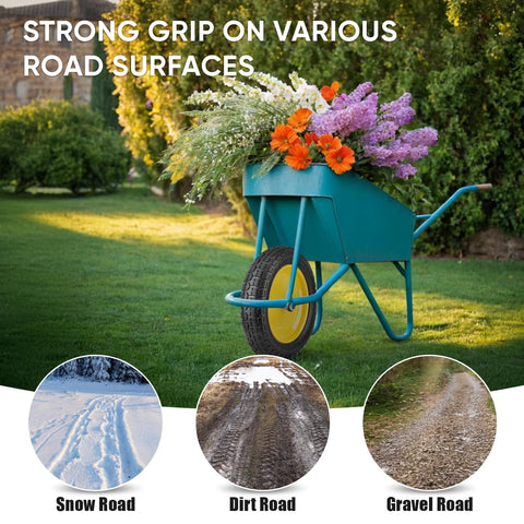 TICONN tire in rugged outdoor setting demonstrates reliable performance.