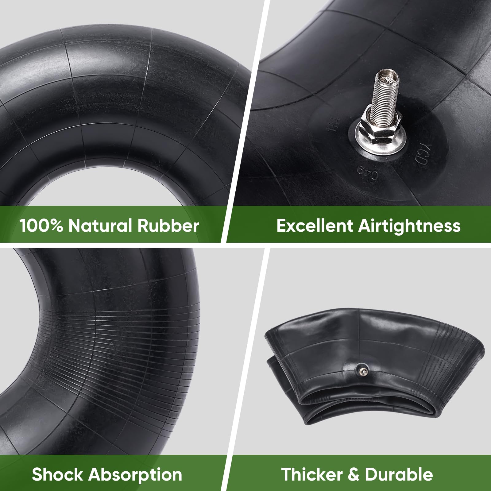TICONN TR-4 straight valve enables quick inflation and sealing.