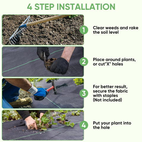 TICONN suitable for vegetable plots and greenhouse beds