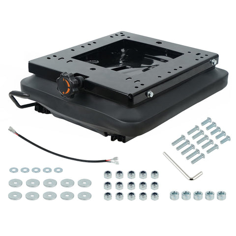 TICSEA suspension kit with slider track front view for smoother ride on rough terrain.
