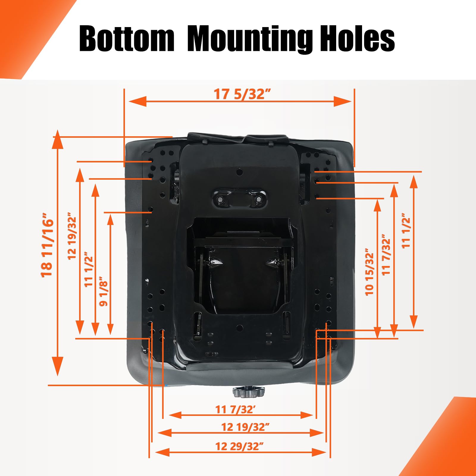 TICSEA suspension kit vertical travel of two inches reduces bumps on uneven ground.