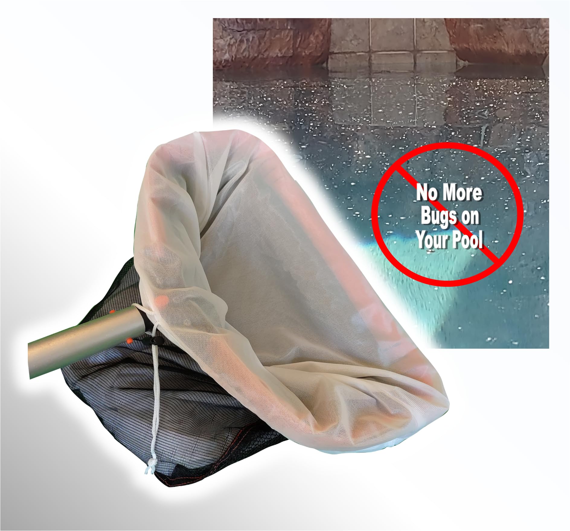 TIDAL PRO pollen, dust, and hair capture improves pool cleanliness.