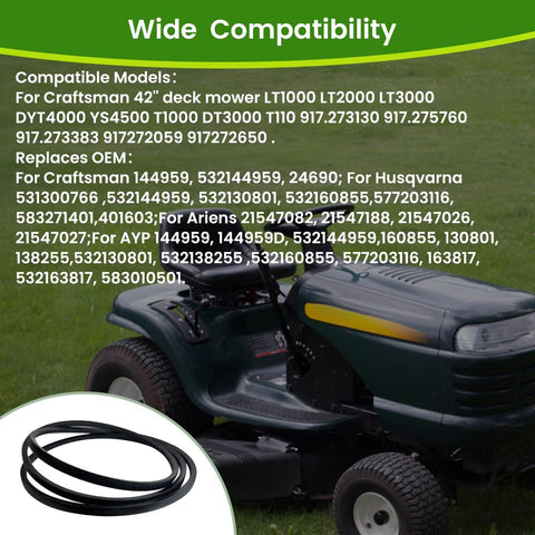 Two-pack provides ready replacement options for ongoing lawn maintenance.