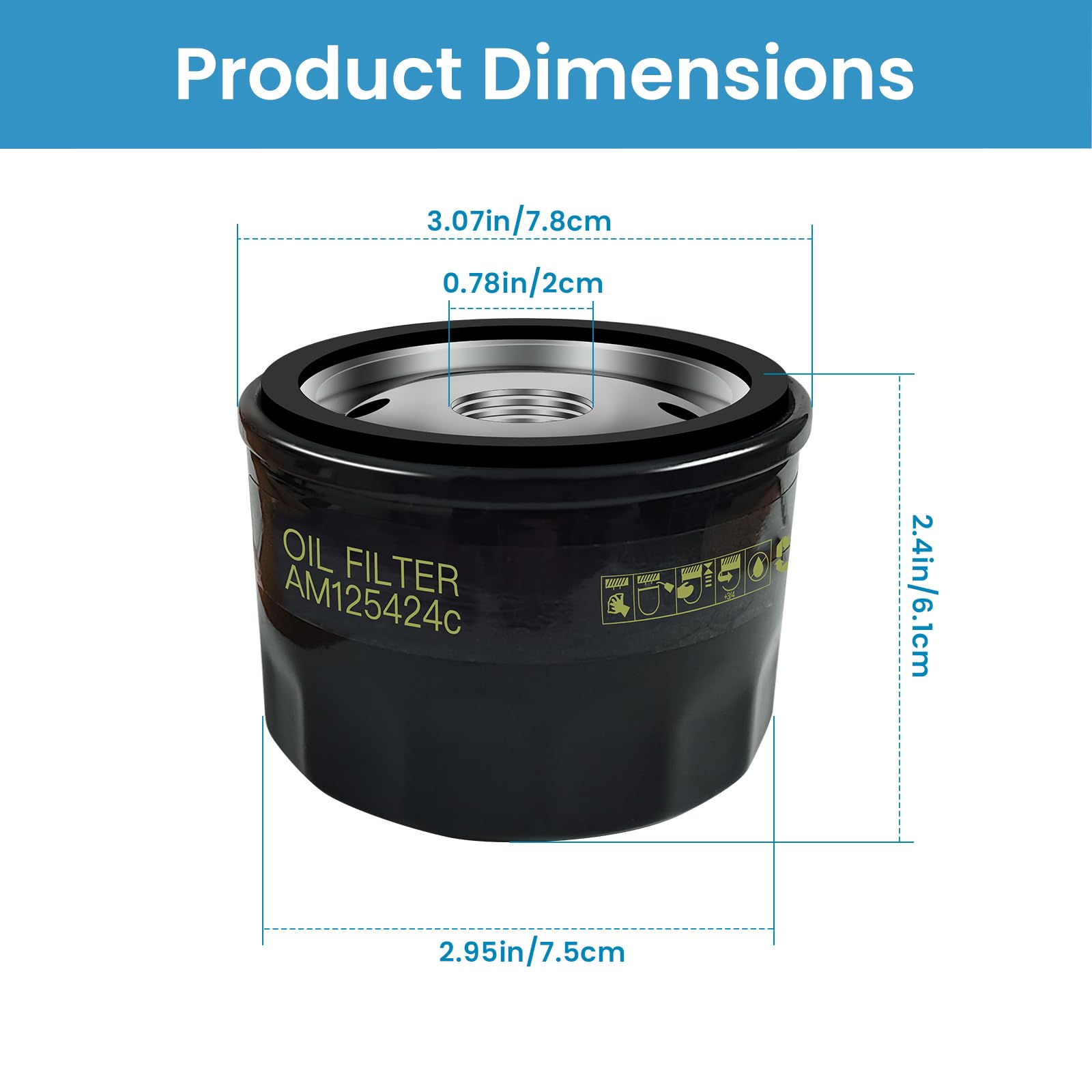 TidiRob AM125424 27 micron filtration performance detail