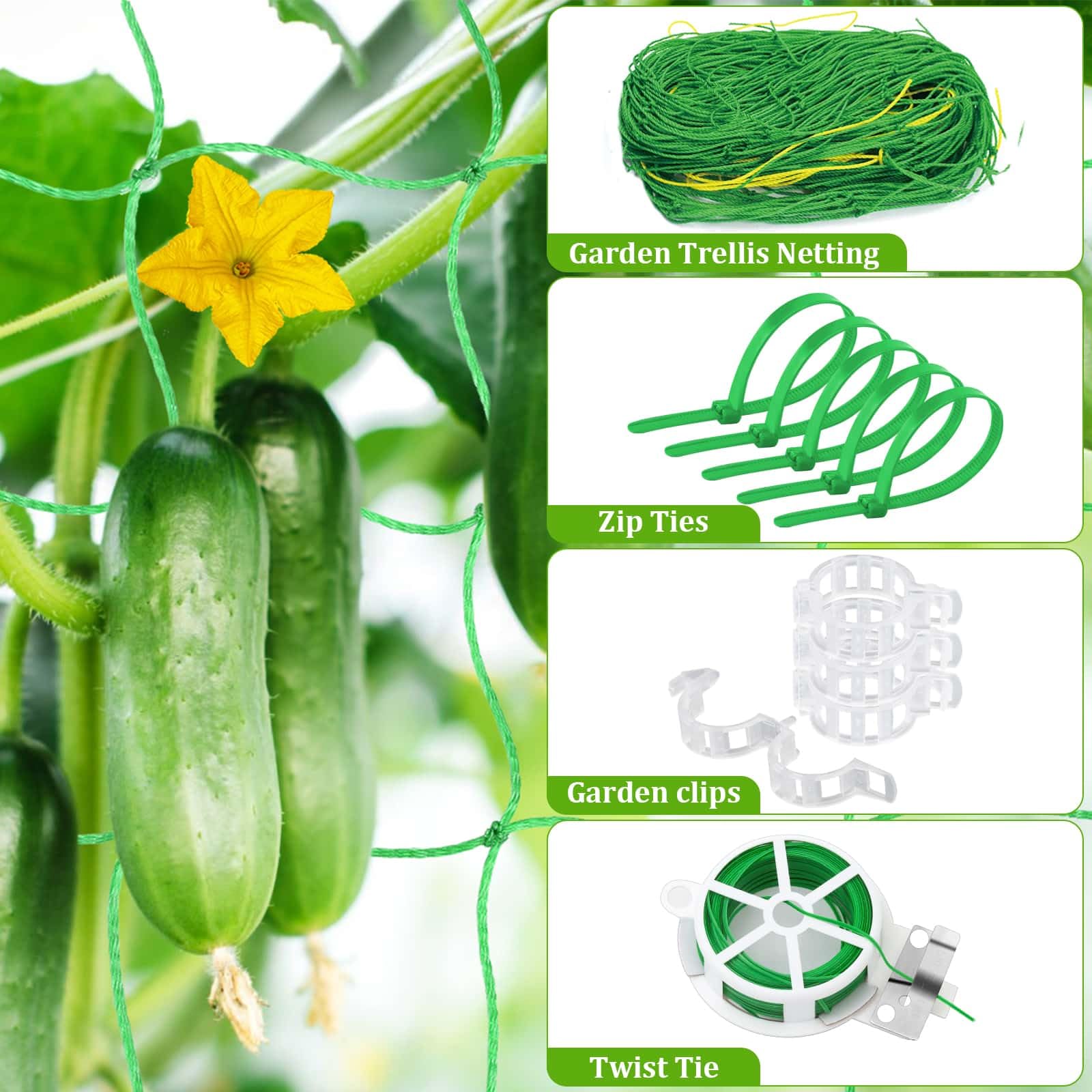 Tidponra tomato clips simplify securing fruiting branches for airflow