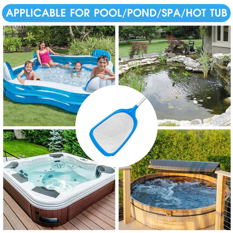 TidyMister compact handheld skimmer for small pools