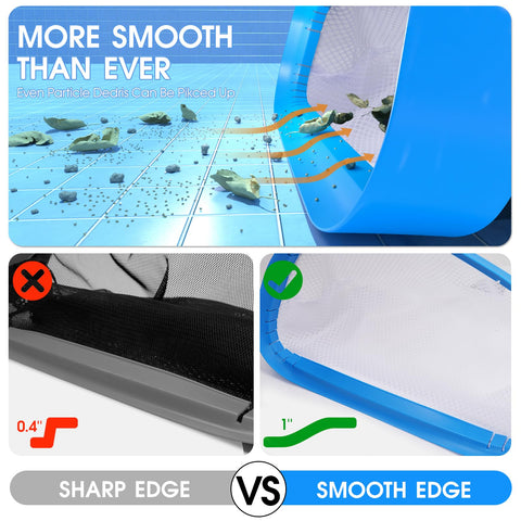 Double-layer mesh design for extended net life and durability
