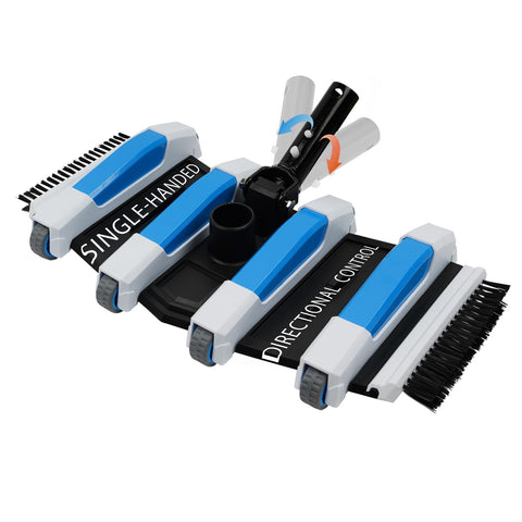 Tidymister enhanced pool vacuum head with direction control for easy steering.