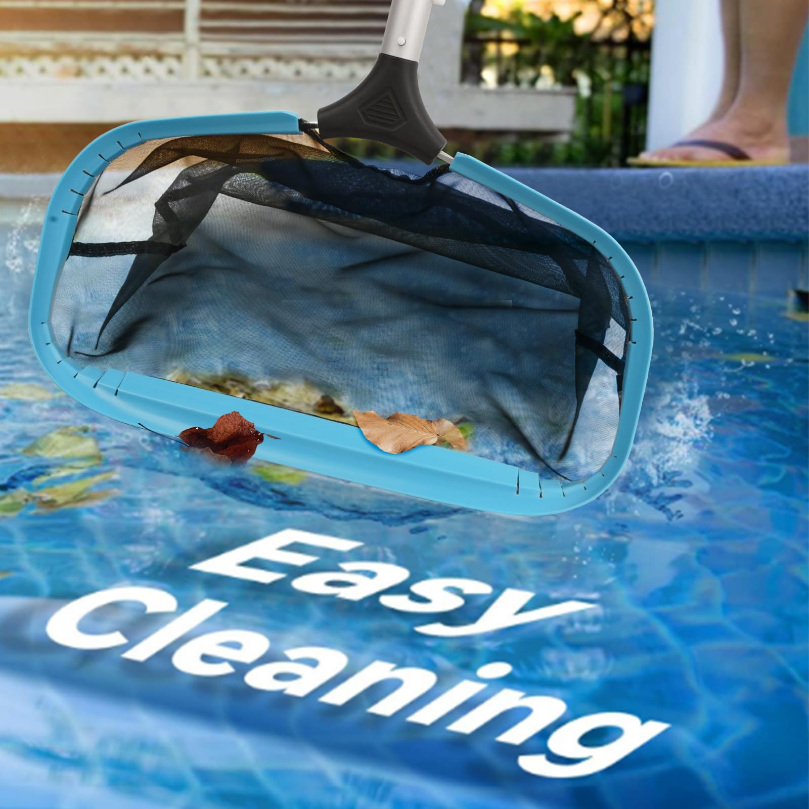 TidyMister ez clip compatibility lets you attach to standard poles quickly