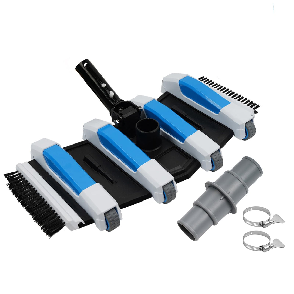 Tidymister heavy-duty pool vac head for stable cleaning on pool floors