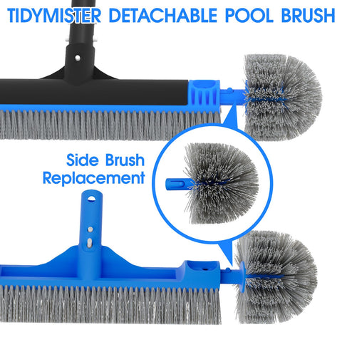 TidyMister Original Series small round brush for compact, precise scrubbing.