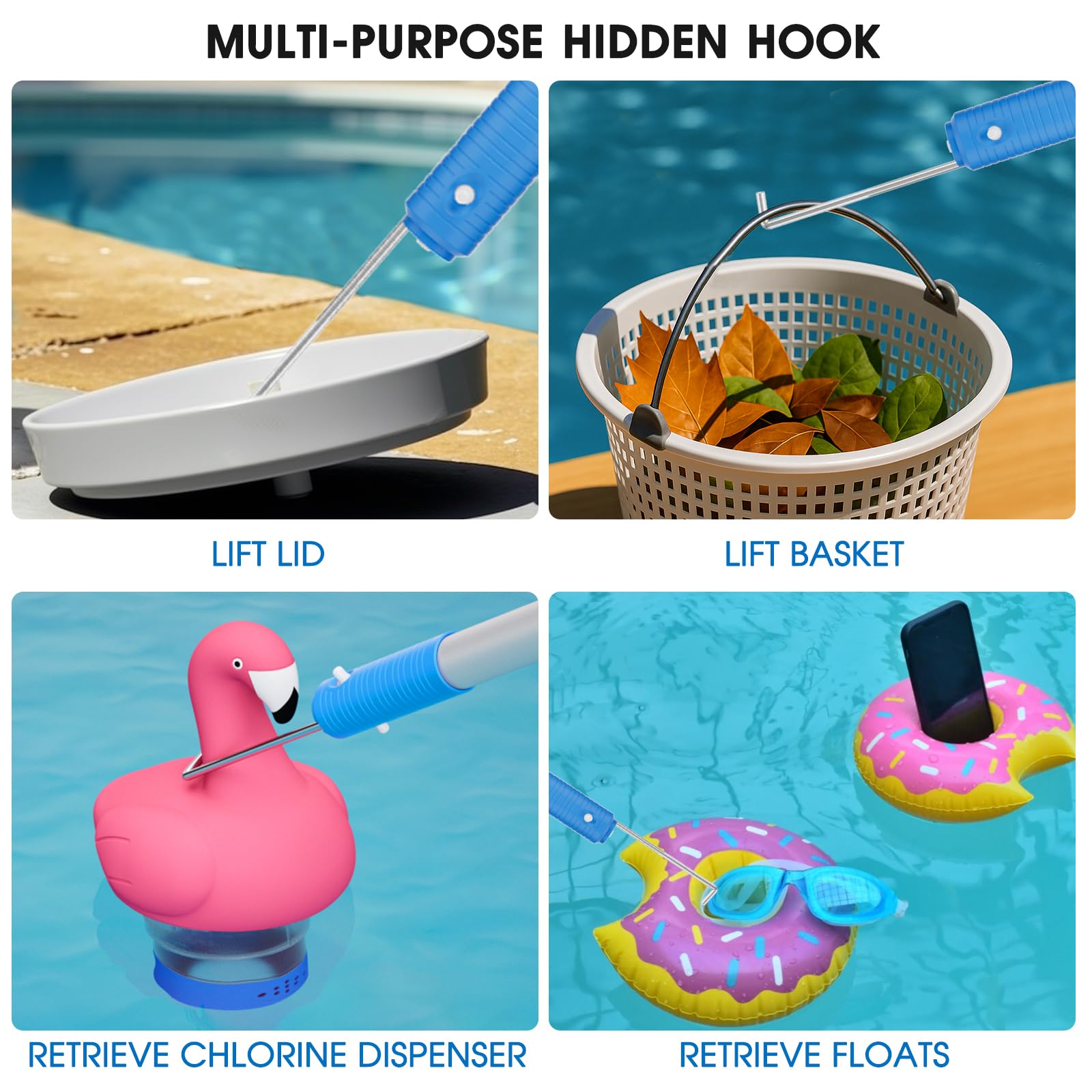 TidyMister setup-ready kit showcases practical, multi-use pool cleaning in real use.