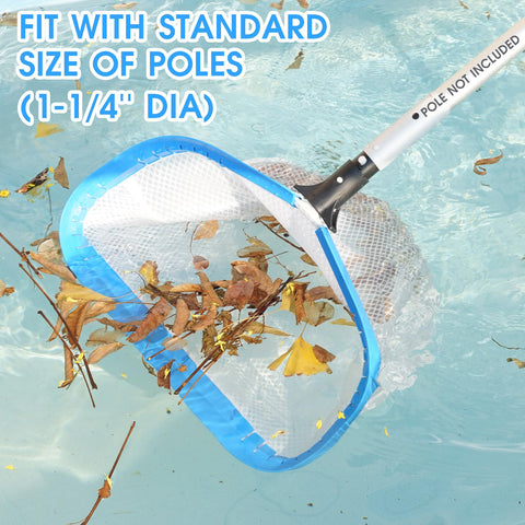 Pool skimmer suitable for above-ground and inground pools