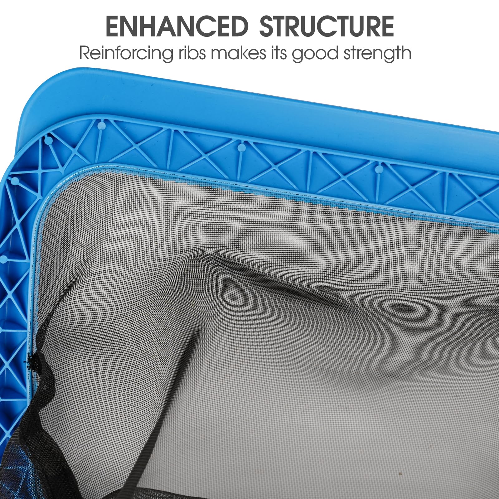 TidyMister Pool Skimmer Net corrosion-resistant design stays reliable over time.