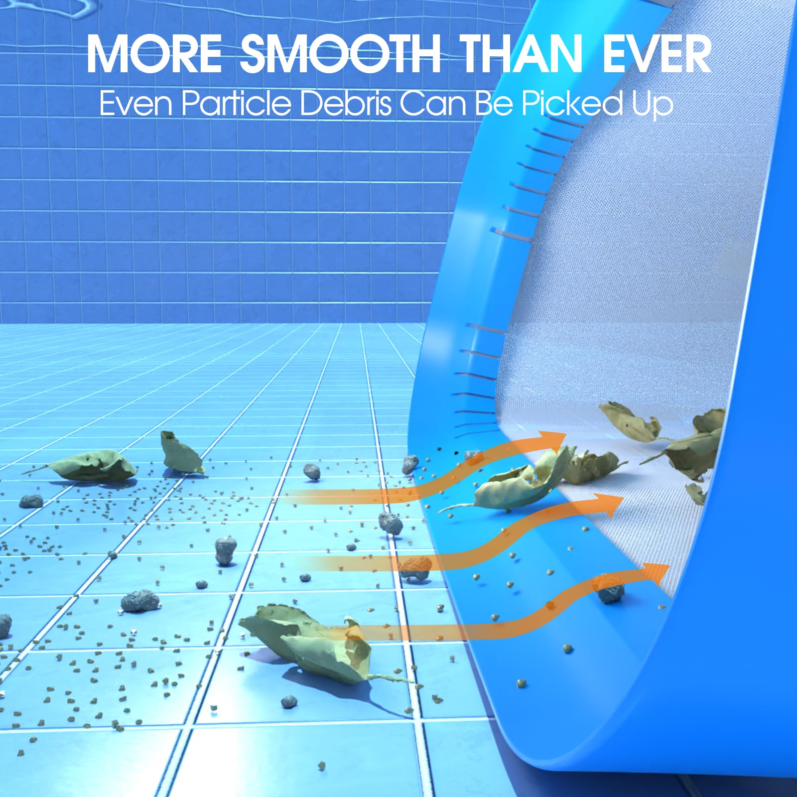 TidyMister skimmer suitable for above ground and in-ground pools