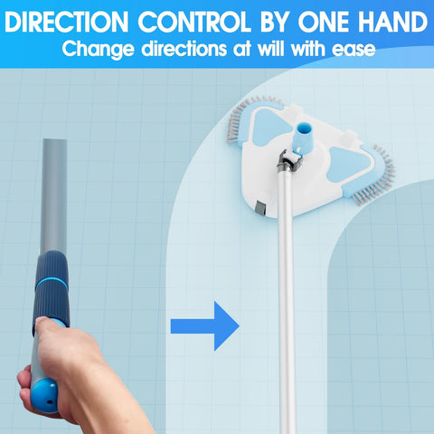 TidyMister eight-brush bottom delivers thorough corner cleaning.